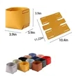 BoxCreative Simple Leather Storage Box Pen Makeup Holder | https://www.bestnamebadges.com
