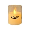 Battery Operated Hurricane LED Candle with Flickering Flame | https://www.bestnamebadges.com