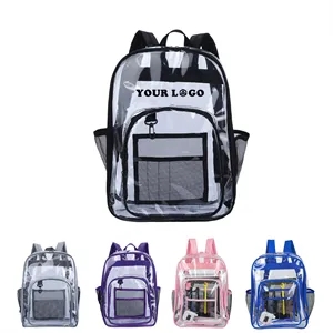 Clear PVC Security Transparent School Backpack