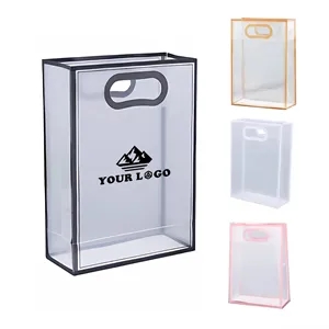 Transparent Clear Frosted Die Cut Pp Tote Bag
