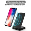 15W Foldable Vertical Wireless Charger | https://www.bestnamebadges.com