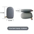 10400mAh Stone Power Bank Battery | https://www.bestnamebadges.com