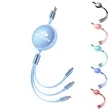 Three-In-One Data Cable Retractable | https://www.bestnamebadges.com