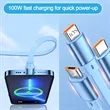 Three-In-One Data Cable Retractable | https://www.bestnamebadges.com