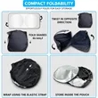Custom Foldable Car Windshield Sun Shade | https://www.bestnamebadges.com