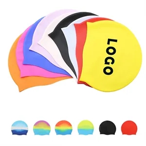 Custom Classic Unisex Soft Silicone Swim Cap