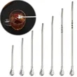 Custom Stainless Steel Straw Strainer Spoon | https://www.bestnamebadges.com