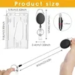 Custom ID Badge Holder-Retractable With Clip | https://www.bestnamebadges.com