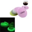Custom Creative Luminous Silicone Coaster | https://www.bestnamebadges.com