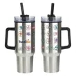 Outpost 40 oz Stainless Steel/Polypropylene Mug | https://www.bestnamebadges.com