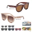 Ravi Recycled Frame Sunglasses With Inverted Lenses | https://www.bestnamebadges.com
