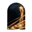 Acrylic Award - Arch Rectangle 7" | https://www.bestnamebadges.com