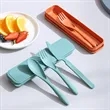 Wheat Straw Knife Fork Spoon Tableware Set Outdoor Travel | https://www.bestnamebadges.com