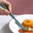 Wheat Straw Knife Fork Spoon Tableware Set Outdoor Travel | https://www.bestnamebadges.com