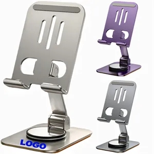 Metal Swivel Adjustable Height Desktop Phone Tablet Stand