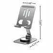Metal Swivel Adjustable Height Desktop Phone Tablet Stand | https://www.bestnamebadges.com