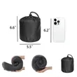 Portable Side Storage Memory Foam U Shape Travel Pillow | https://www.bestnamebadges.com