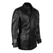 Classic Leather Trench Coat | https://www.bestnamebadges.com
