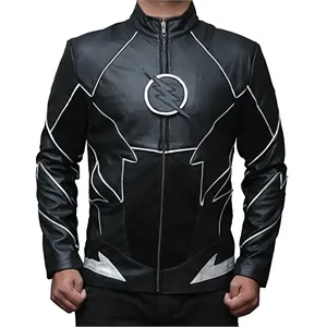 Flash Leather Sheild Style Jacket ( XS - 4XL )