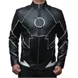 Flash Leather Sheild Style Jacket ( XS - 4XL ) | https://www.bestnamebadges.com