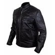 Stylish Quilted Design Leather Jacket  | https://www.bestnamebadges.com
