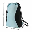 Gym Bag Yoga Case Shoe Pocket Exercise Drawstring Backpack | https://www.bestnamebadges.com