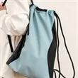 Gym Bag Yoga Case Shoe Pocket Exercise Drawstring Backpack | https://www.bestnamebadges.com