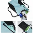 Gym Bag Yoga Case Shoe Pocket Exercise Drawstring Backpack | https://www.bestnamebadges.com