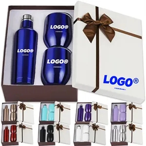 17oz 3pcs Set Stainless Steel Bottle Cups Wine Tumbler