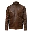 Elite Boss Leather Jacket ( XS - 4XL ) | https://www.bestnamebadges.com