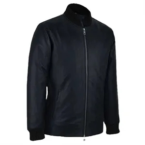 Leather Bomber Jacket for Men's