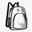 PVC Clear Backpack Durable Bag Stadium Approved Lightweight | https://www.bestnamebadges.com