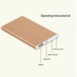 5000mAh Power Bank Ultra-thin Durable Portable Charger Metal | https://www.bestnamebadges.com