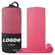 Beach Towel Quick Dry Absorbent Packable Travel  Camping | https://www.bestnamebadges.com