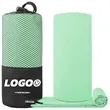 Beach Towel Quick Dry Absorbent Packable Travel  Camping | https://www.bestnamebadges.com