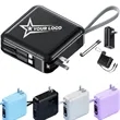 10000mAh Portable Charger w/ Built-in Cables & AC Wall Plug | https://www.bestnamebadges.com