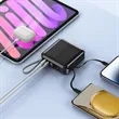 10000mAh Portable Charger w/ Built-in Cables & AC Wall Plug | https://www.bestnamebadges.com
