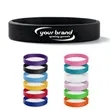 Custom Silicone Solid Color Stretch Rubber Elastic Bracelets | https://www.bestnamebadges.com
