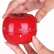 Kitchen timer 360 degrees rotating tomato shaped alarm clock | https://www.bestnamebadges.com