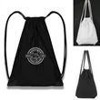 Durable Cotton Canvas Tote Bag Drawstring Color Backpack | https://www.bestnamebadges.com