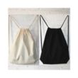 Durable Cotton Canvas Tote Bag Drawstring Color Backpack | https://www.bestnamebadges.com