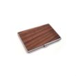 Classic Wood Business Engraved Card Case For Work Office | https://www.bestnamebadges.com