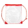Clear PVC Drawstring Backpack w/ Matching Cinch Bag | https://www.bestnamebadges.com