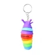 Mini Fidget Slug Key-Chain Toys | https://www.bestnamebadges.com