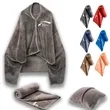 Soft Shawl Blanket Pillow 2 in 1 Versatile Office Workplace | https://www.bestnamebadges.com