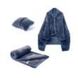 Soft Shawl Blanket Pillow 2 in 1 Versatile Office Workplace | https://www.bestnamebadges.com
