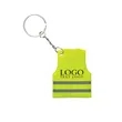 Custom Reflective Safety Vest Keytag | https://www.bestnamebadges.com