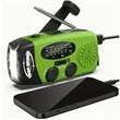 Portable Emergency Hand Crank Radio with LED Flashlight | https://www.bestnamebadges.com