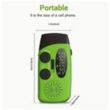 Portable Emergency Hand Crank Radio with LED Flashlight | https://www.bestnamebadges.com