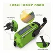 Portable Emergency Hand Crank Radio with LED Flashlight | https://www.bestnamebadges.com